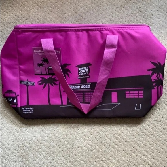Trader Joe's Kitchen Trader Joes Insulated Purple Cooler Bag Nwt Poshmark